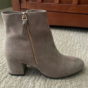 LOFT Ann Taylor suede booties